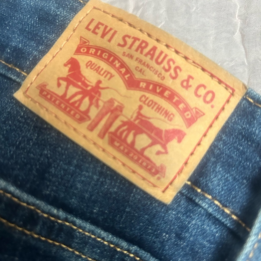34’ 721 High Rise Skinny Levi Dark Blue Jeans